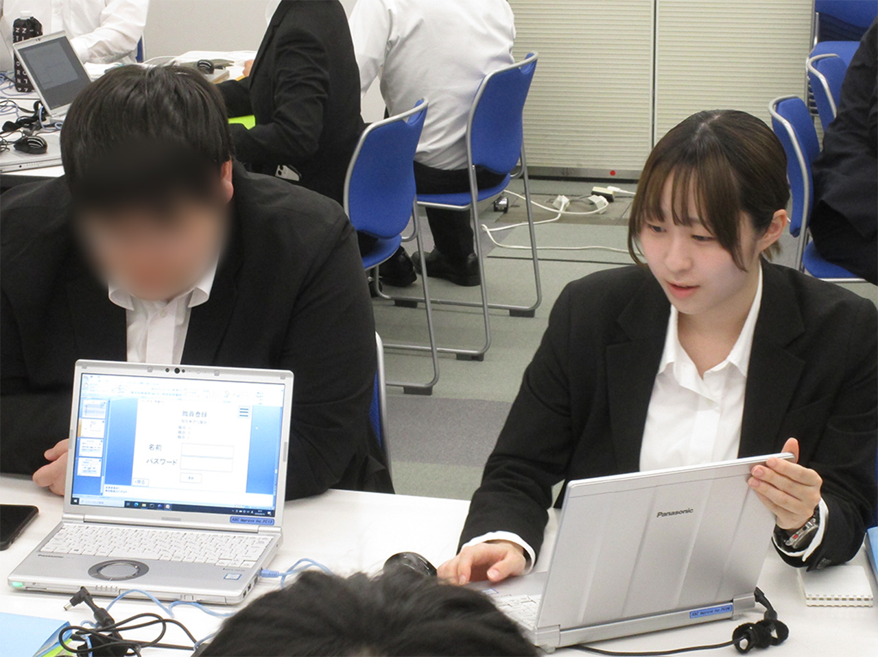 プログラミングしている時の写真