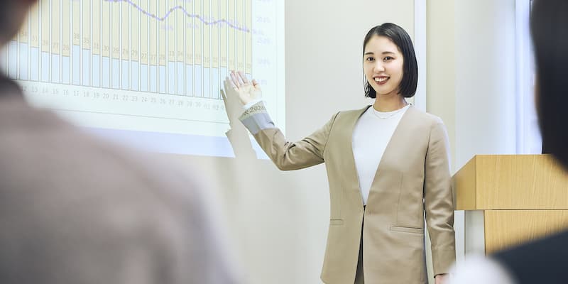 森野はなさんの業務風景