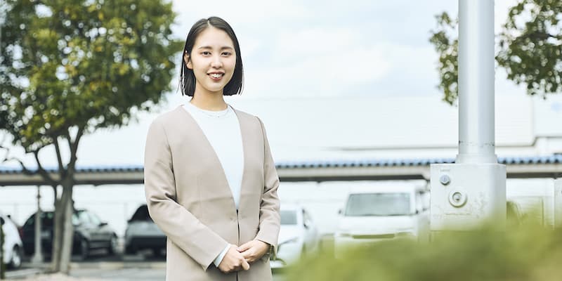 森野はなさんの業務風景